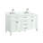 Tennant Brand 60 Inch Modern Freestanding White Durand Bathroom Vanity, Double Sink, White Quartz Top, Fully Assembled-1165681840