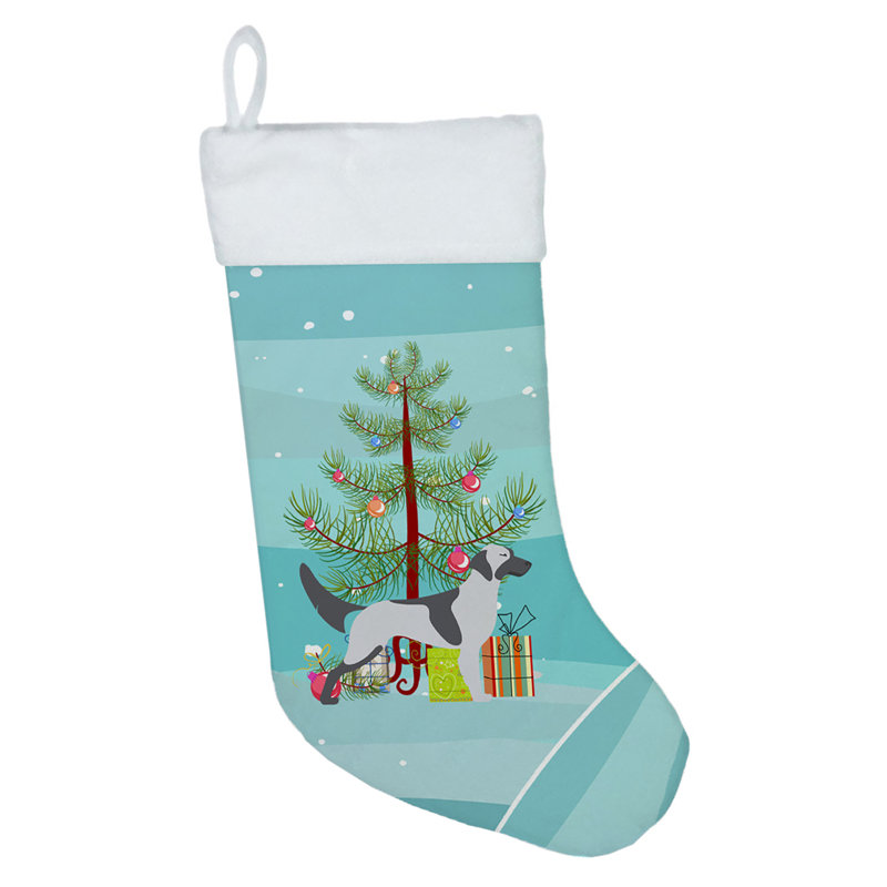 Merry Christmas Tree Stocking, English Setter