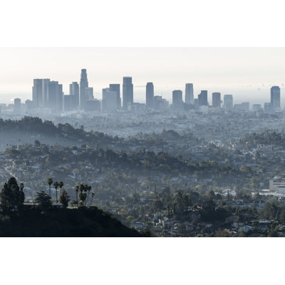 Hearston Smog in Los Angeles 1 Piece Wrapped Canvas Wall Art