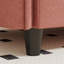 Grand canapé 141 places en U de 141,5 po avec repose-pieds mobile, poches pour les bras et mousse haute densité pour un confort ultime, modulaire-884840619