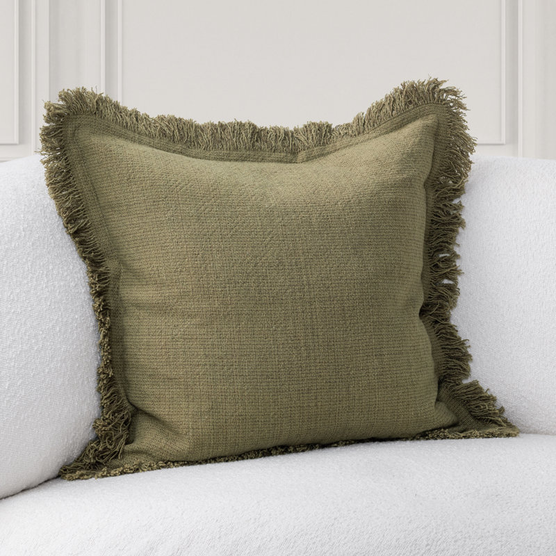 Lauren  Cotton Blend Throw Pillow