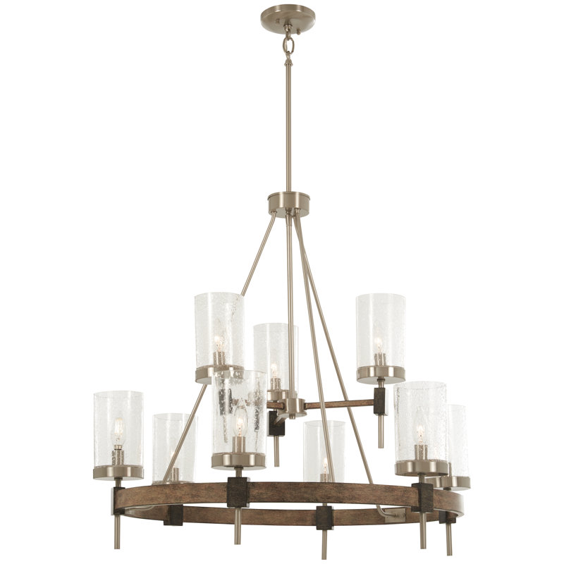 Kendall 9 - Light Dimmable Tiered Chandelier
