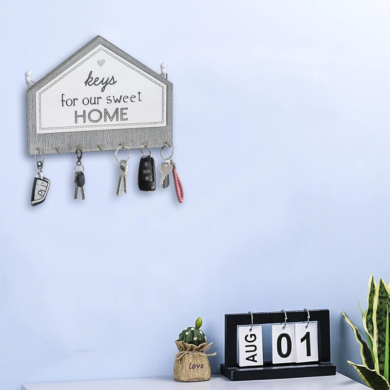 Lavertue Wall Organizer with Key Hooks