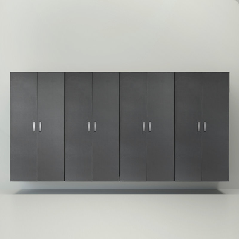 Deluxe 4 Piece Storage System, Black/Silver Carbon