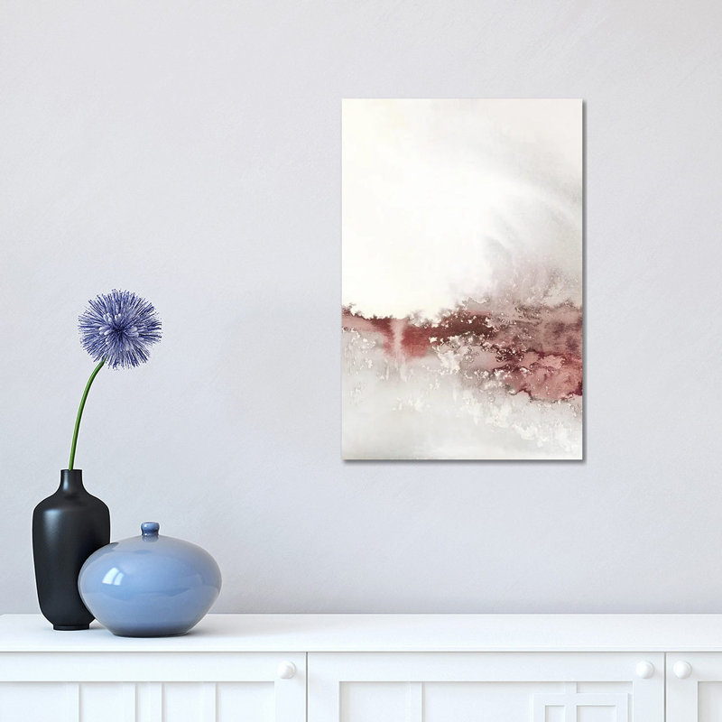 «Soft Waves I» par Carol Robinson, reproduction d'art sur toile tendue, H 18 po x l 12 po x P 1,5 po