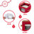 Fabric Dining Plates Storage with Felt Dividers Included-1222117276