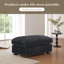 40.15cm Wide Rectangle Solid Colour Footstool Ottoman-881378023