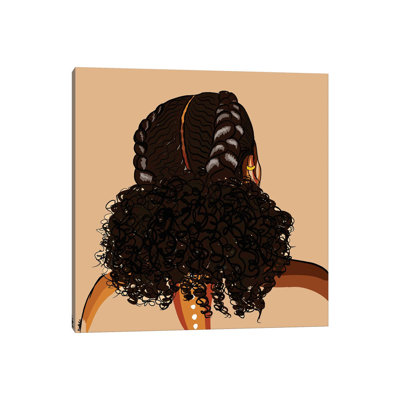 " Black Hair Storey-Low Puff " by NoelleRx