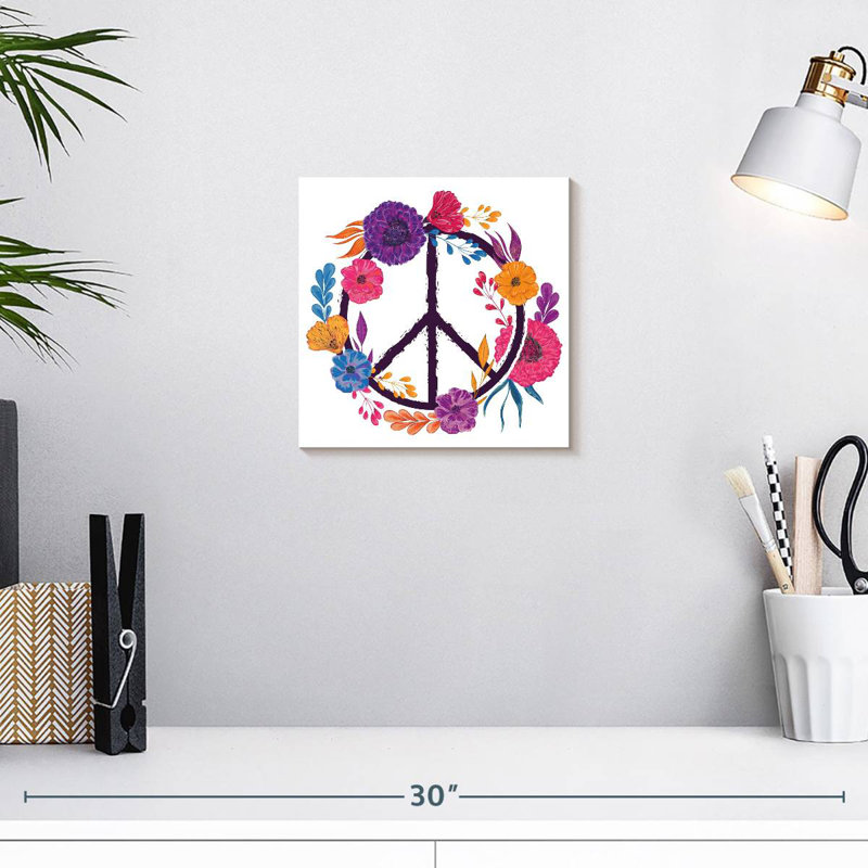 Paix florale Khelsey, H 10 po x l 10 po