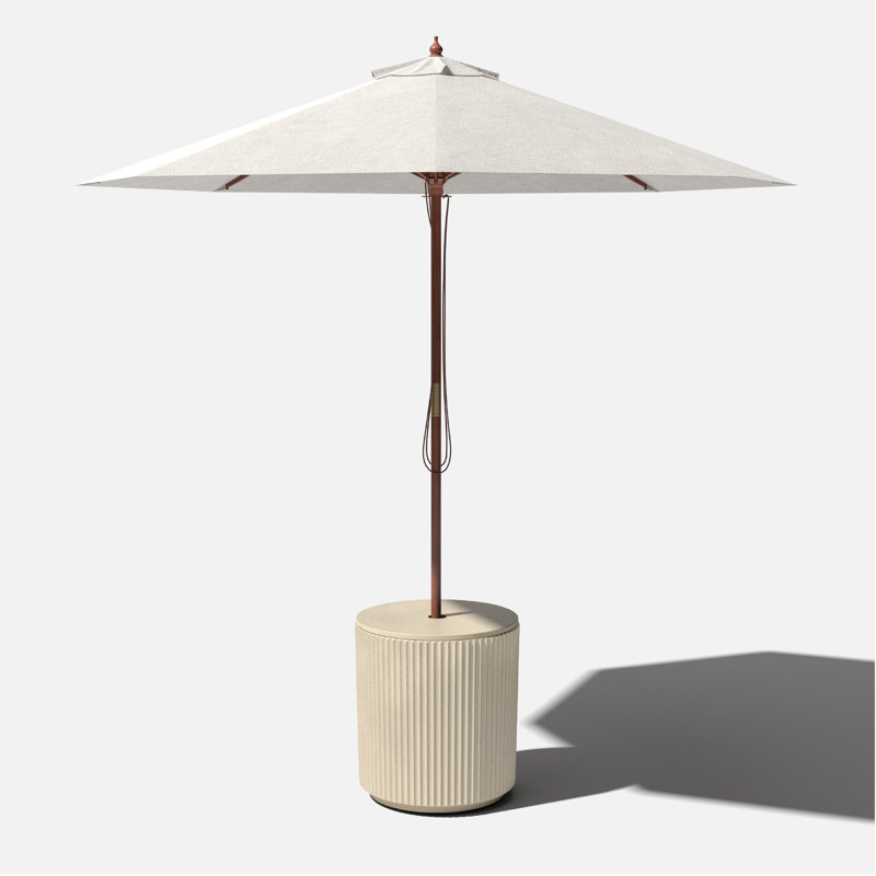 Demi Shade Side Table, Sand