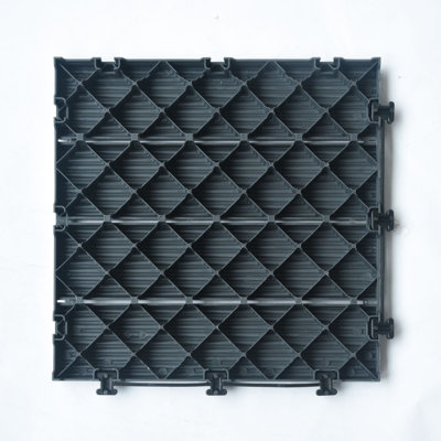 Carreau de terrasse emboîtable en plastique 12 po x 12 po