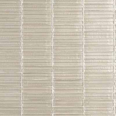 Maya Stacked 12x12 Polished Glass Mosaic Tile