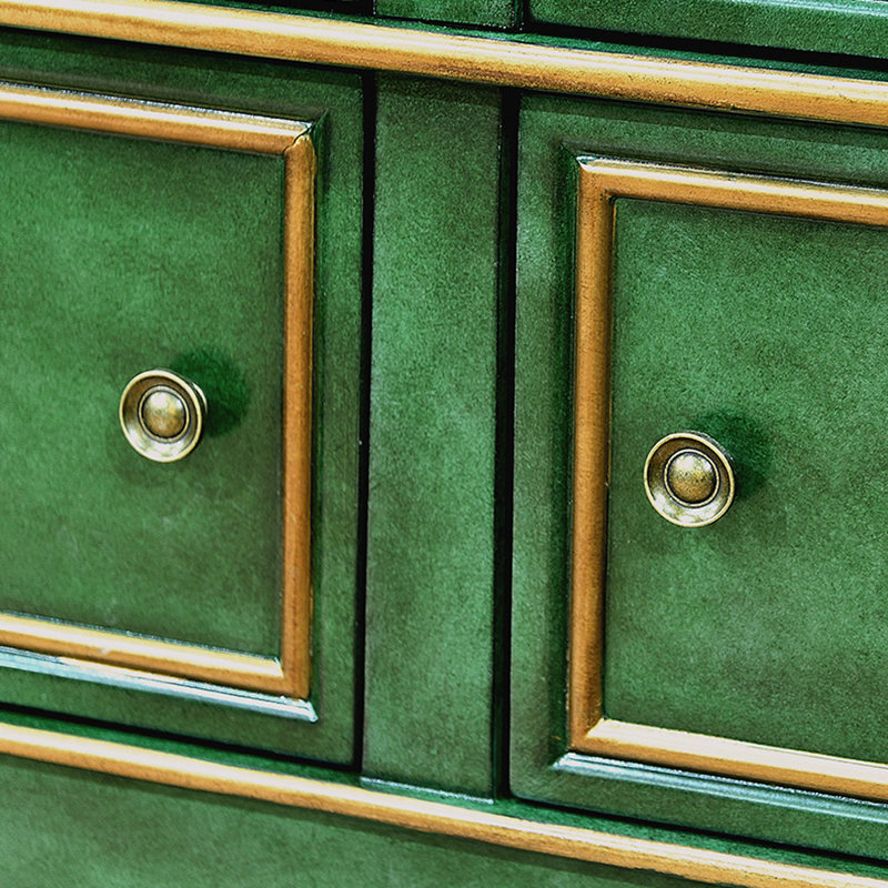 Armoire de hall d'entrée vert foncé