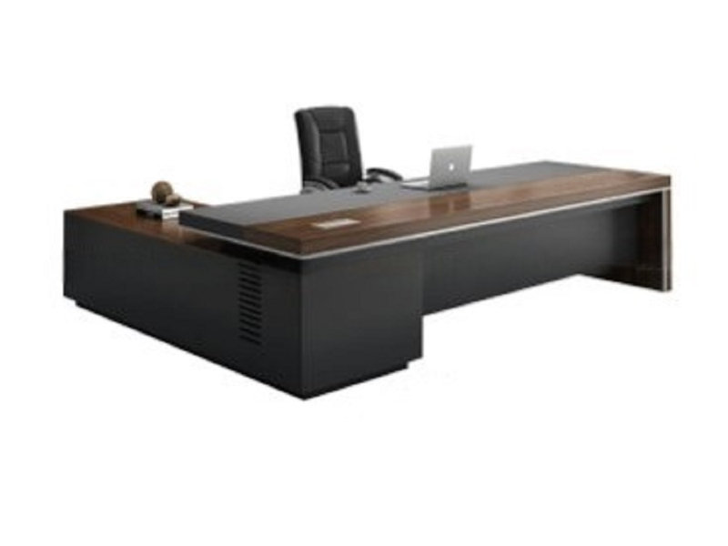 Myeka L-Shaped Manufactured Wood Reception Desk, 75cm H x 260cm W x 90cm D