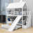 Perignan Twin over Twin Standard Bunk Bed with Trundle by Harper Orchard-277188431