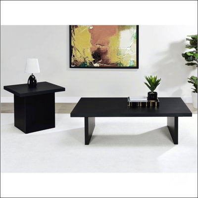 2-Piece Rectangular Coffee And End Table Set