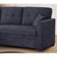 Canapé-lit modulaire, bleu foncé