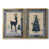 Toile encadrée dorée sélectionné