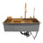 Oukaning Modern Rectangular Kitchen Sink with Single Bowl and Faucet-106895428