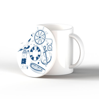 Ceramic Round 1 Piece Coaster