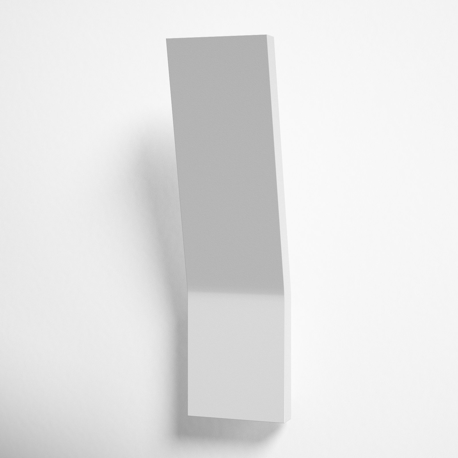 Ogden Single Light Dimmable LED Armed Sconce, White, 11" H x 3" W x 3" D