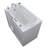 Therapeutic Tubs 26 in. x 46 in. Left Drain Quick Fill Walk-In Air Tub in White-11831167-11831166