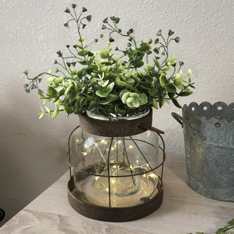 Vintage Glass Farmhouse Vase 