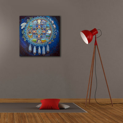  'Medicine Dreamcatcher' by Verena Wild Canvas Wall Art, 26" x 26"