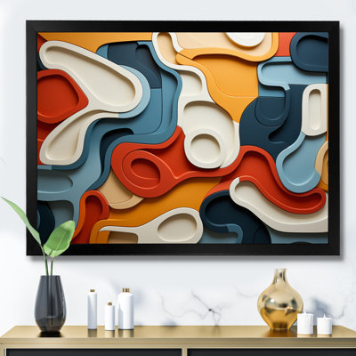 «Gelacio Geometric Snake Serpentine Grace II», reproduction sur toile