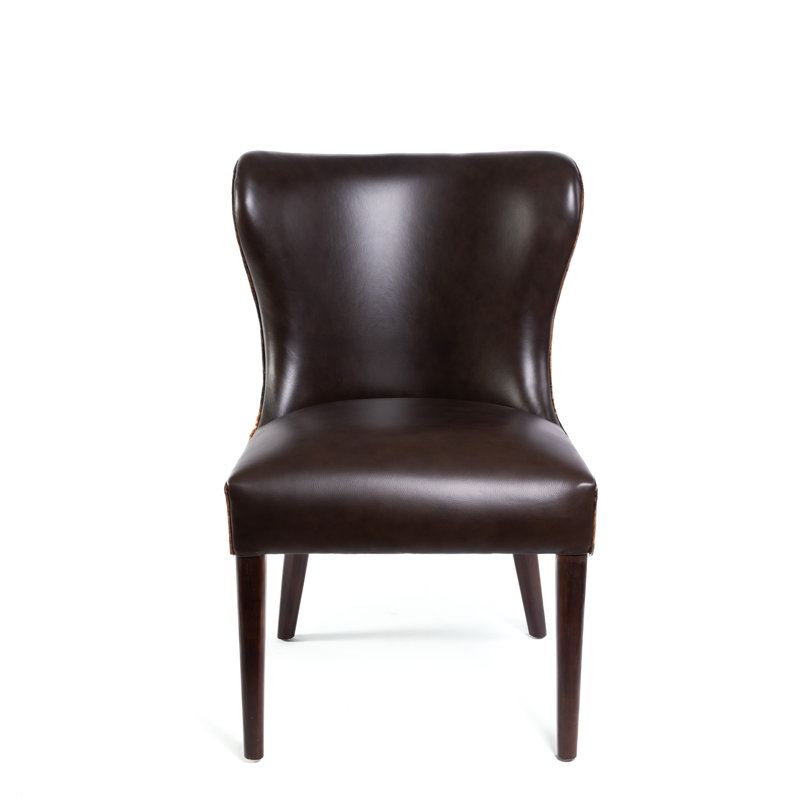 Brooke Dining Chair White, Brown