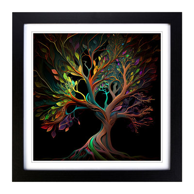 Tree Abstract Art No.1 - Framed Print