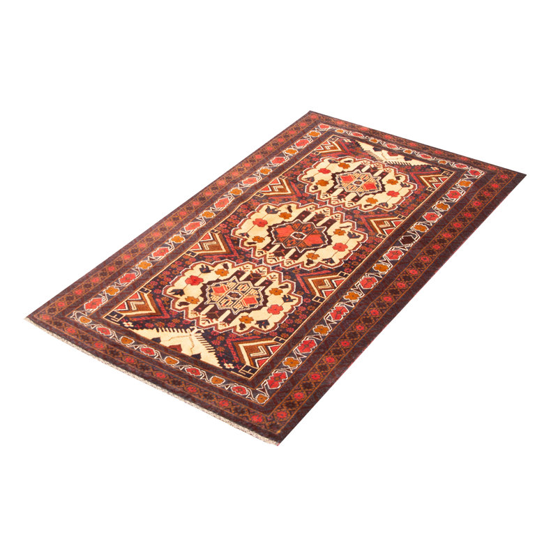 Tapis crème Teimani 3 pi 7 po x 6 pi 6 po