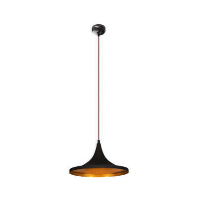 Adjustable Height Metal Body Single Pendant