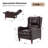 Neliyah 28.75" Wide Genuine Leather Recliner-105914580