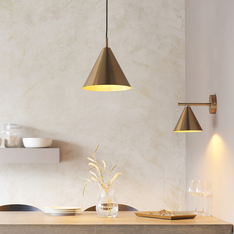 Armed Sconce, Antique Brass
