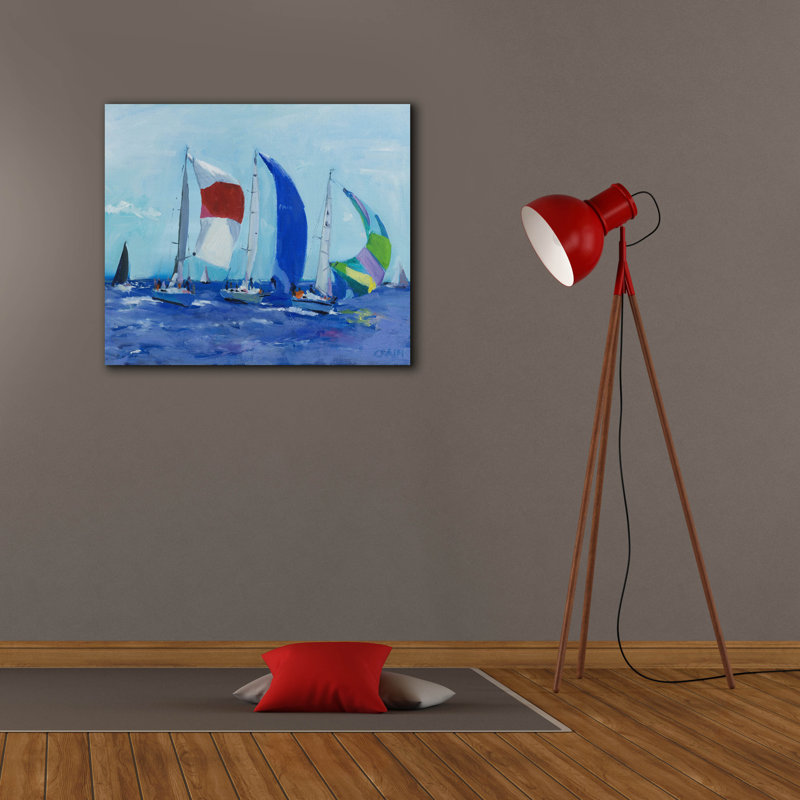 Toile épique Graffiti «Chutes» par Curt Crain, 30 po x 26 po