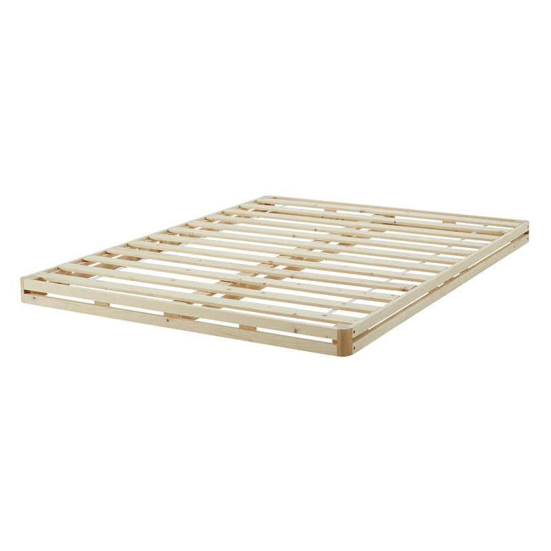 Twin 4-Inch Low Profile Wooden Mattress Foundation