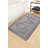Non-Slip Bathmat, Grey, 23.6 x 39.4 Inches | 100% Polypropylene, 10 mm Total Thickness, 1300 g/m² | Machine Washable at 30°F, Vacuum Friendly | Perfect for Bathroom Safety & Comfort, Durable Design-407788387