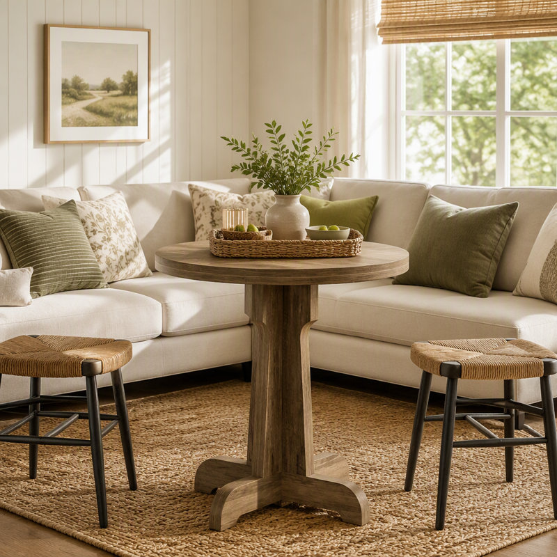 23.6" Round Dining Table
