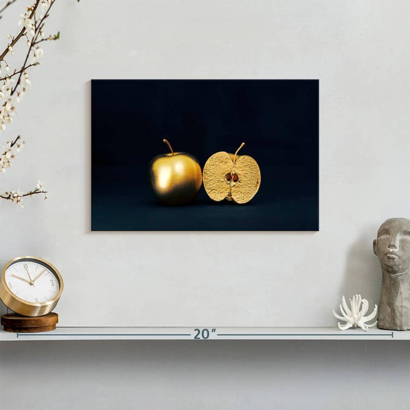Yarlin Split Golden Apple, 8" H x 12" W