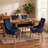 Set Of 2 Navy Blue Tufted Velvet Dining Chairs With Solid Wood Legs Elegant Upholstered Parsons-Style Side Chairs For The Kitchen, Dining Room, And Living Room-126592376