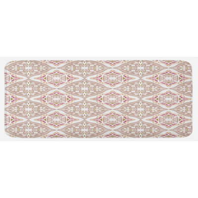 Eclectic Floral Polyester Kitchen Mat