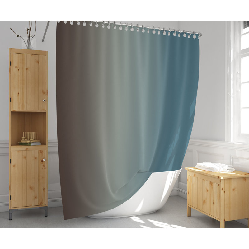 Rideau de douche simple Ombre, H 93 po x l 70 po