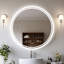 Alura Round Wall Makeup / Shaving Mirror