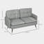 Tobergill 2 Seater Linen Look Tufted Sofa-907398895