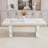 Luxurious Marble Pattern Mdf Dining Table