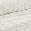 Ensemble d'édredon 3 pièces en chenille de coton touffeté à motif floral blanc cassé très grand / très grand californien-117493055-117493053
