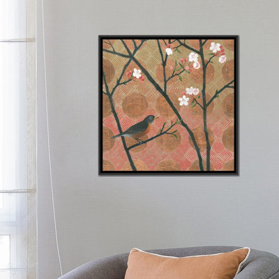 « cerise fleurs ii », impression sur toile tendue