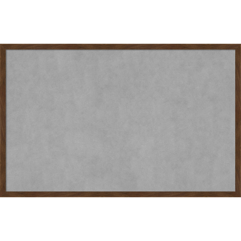Tableau magnétique à cadre étroit Carlisle Brown, H 21 po x l 33 po