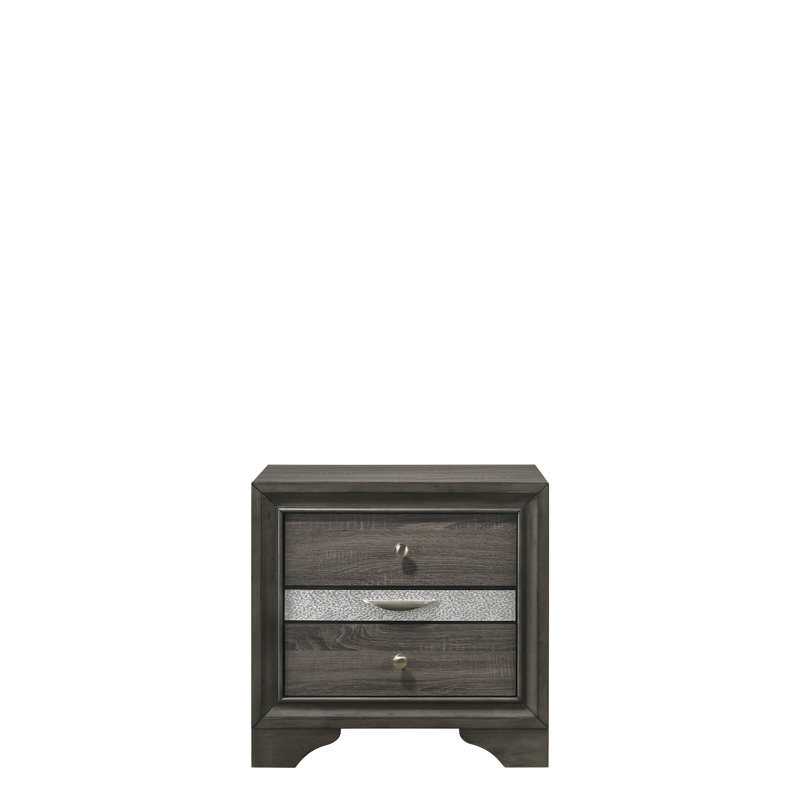 Table de chevet Naima, Gris